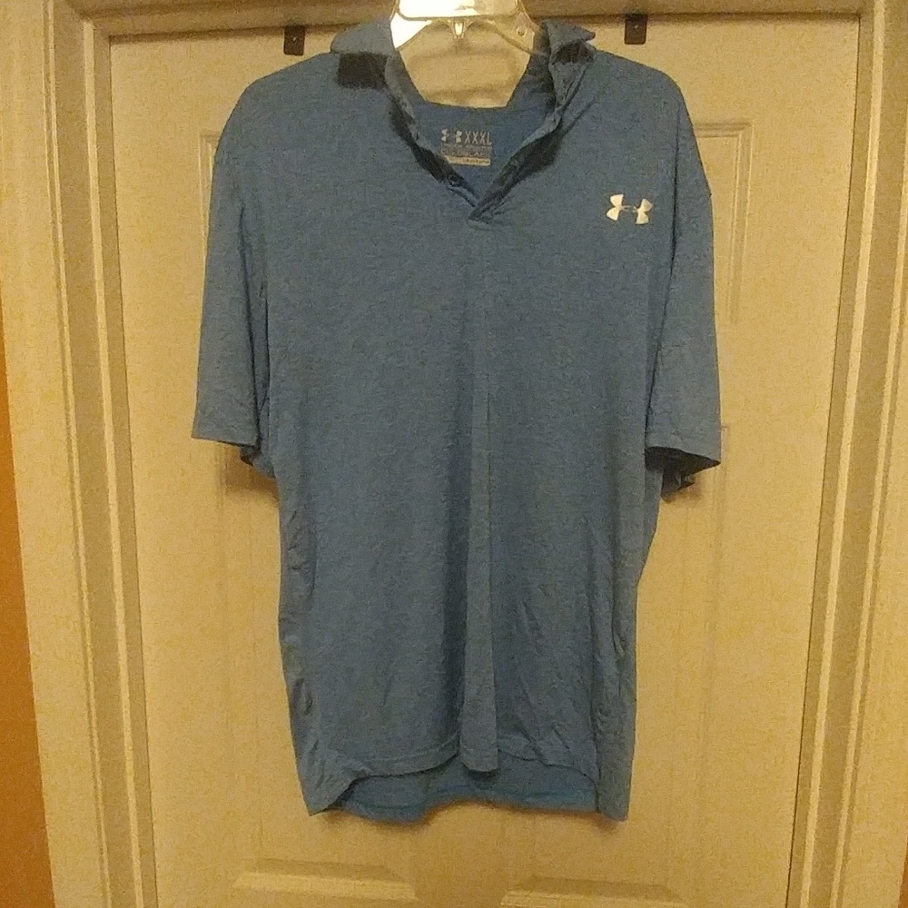 Men's Blue Under Armour Polo
